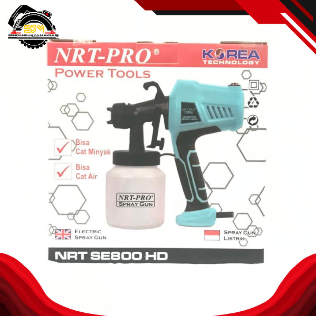 SPRAY GUN ELEKTRIC / ELECTRIC SPRAY GUN CAT AIR / MINYAK SE 800 HD NRT PRO