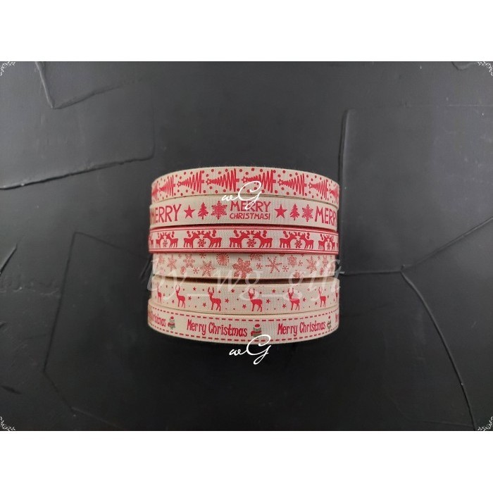 

Pita Natal / Christmas - Katun - Panjang 25 yard - Lebar 1.5 cm