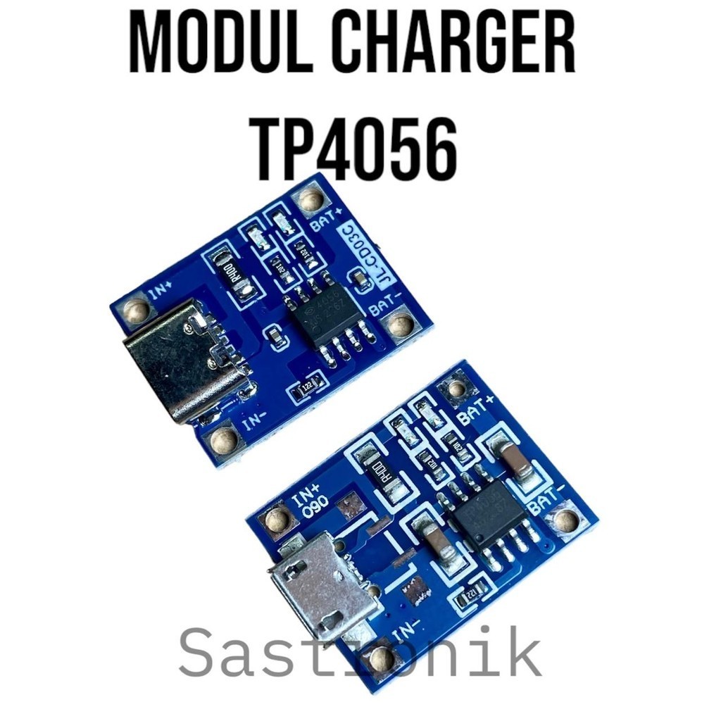 modul charger TP4056  micro usb dan tipe C ready