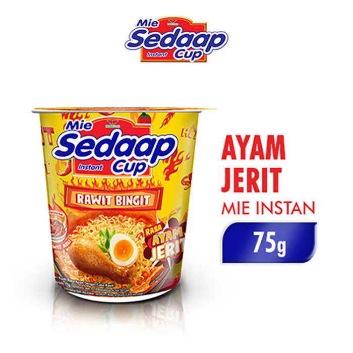 

SEDAAP Mie Instan Cup Ayam Jerit 75 GR