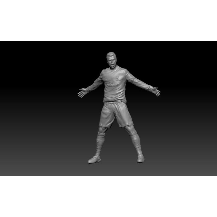 Figure Resin Cristiano Ronaldo Skala 64 Miniatur Pajangan Diorama Diecast