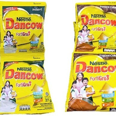 

Dancow Instant FortiGro Sachet 27gr x 1 renceng 10 Sachet