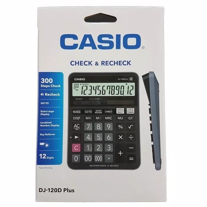 

Kalkulator 12 Digit Casio DJ-120D Plus