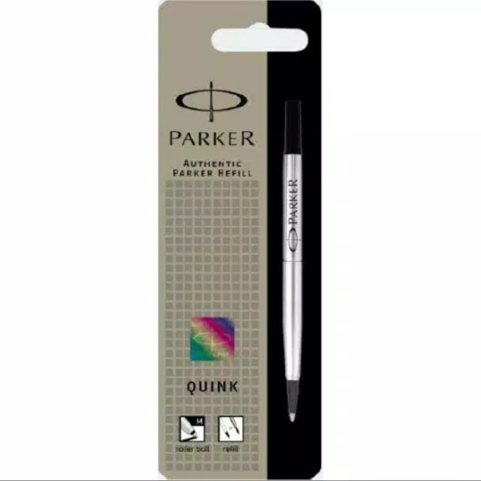 

PROMO!! -Refill Isi Ulang Pen Parker Roller Ball Black / Blue - Hitam