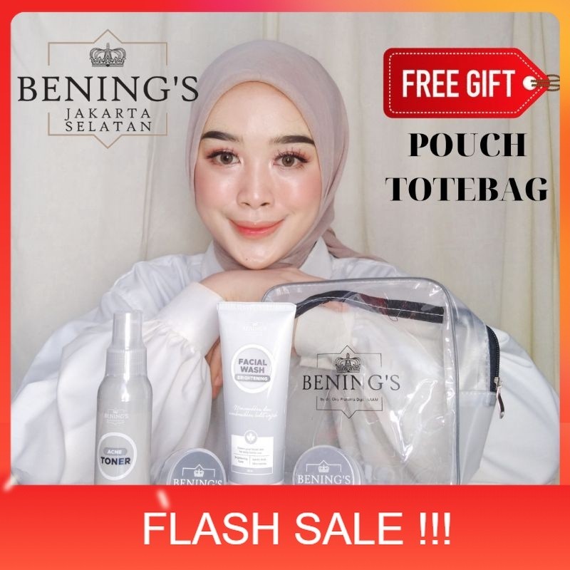 PROMO BENINGS SKINCARE DR OKY PRATAMA PAKET EXLUSIVE BRIGHTENING ACNE | BENINGS CLINIC | BENING'S SK