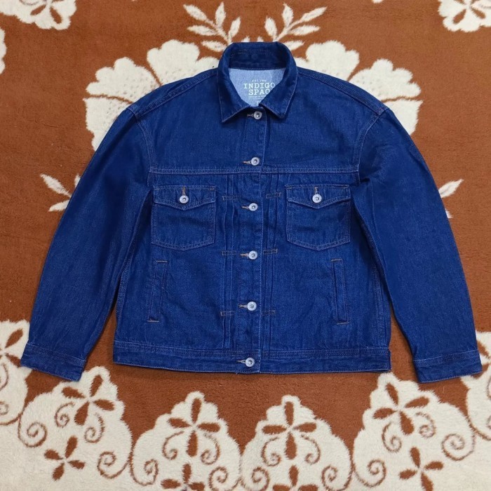 Jaket jeans denim Indigo SPAO casual