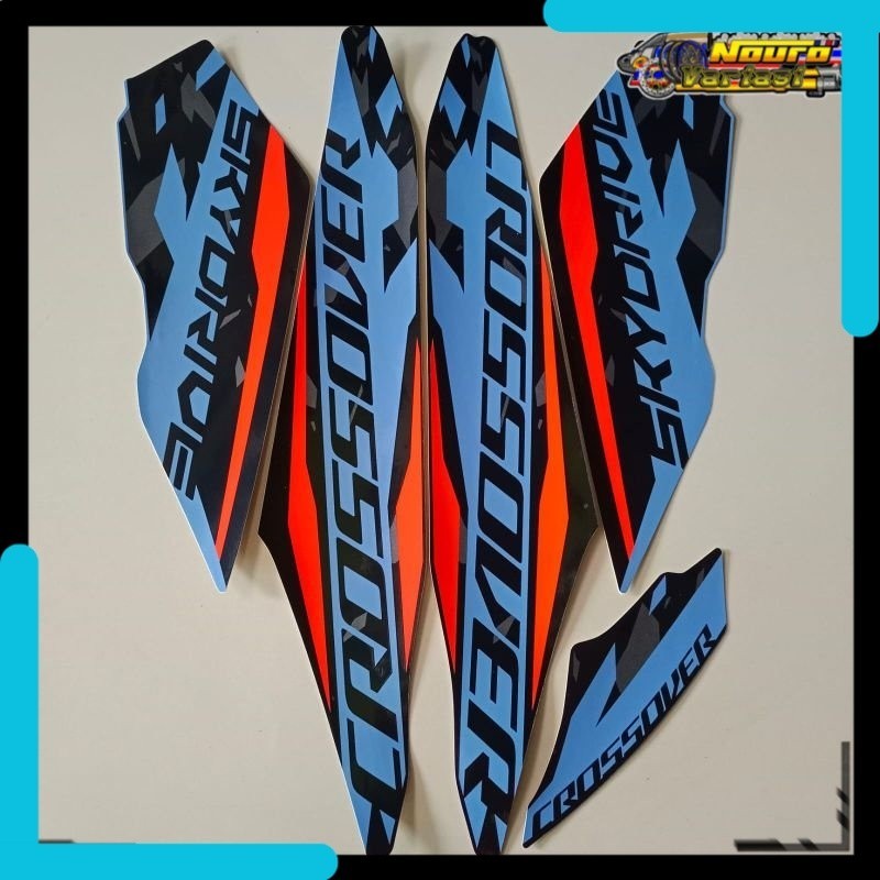 Striping Suzuki SkyDrive sky drive crossover 2020 stiker motor berkualitas nazia
