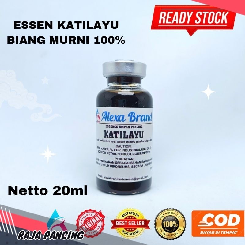 Essen KATILAYU Biang murni 100% - getah katilayu - esen katilayu - Alexa Brand - umpan pancing