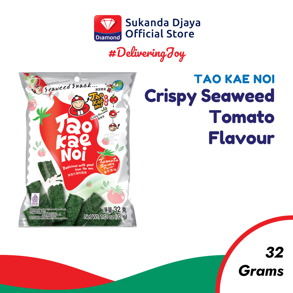 

Tao Kae Noi Crispy Seaweed Tomato Flavour 32 Gr