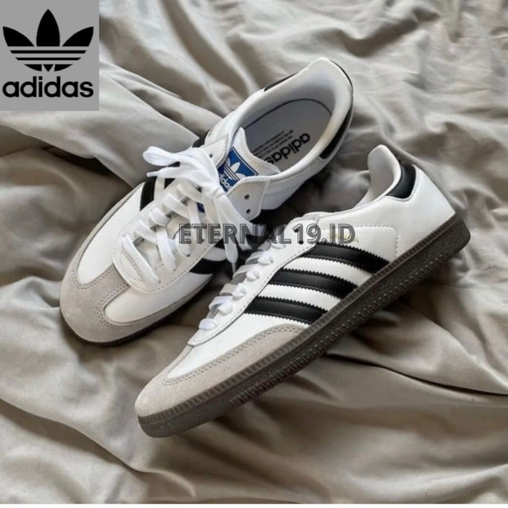 Sepatu Adidas Samba OG White Gum & Black white Gum - Sepatu Adidas - Adidas samba - Sneakers Adidas 