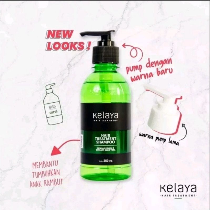 100% ASLI Kelaya Hair Treatment Shampo Anti Rontok Pemanjang Rambut