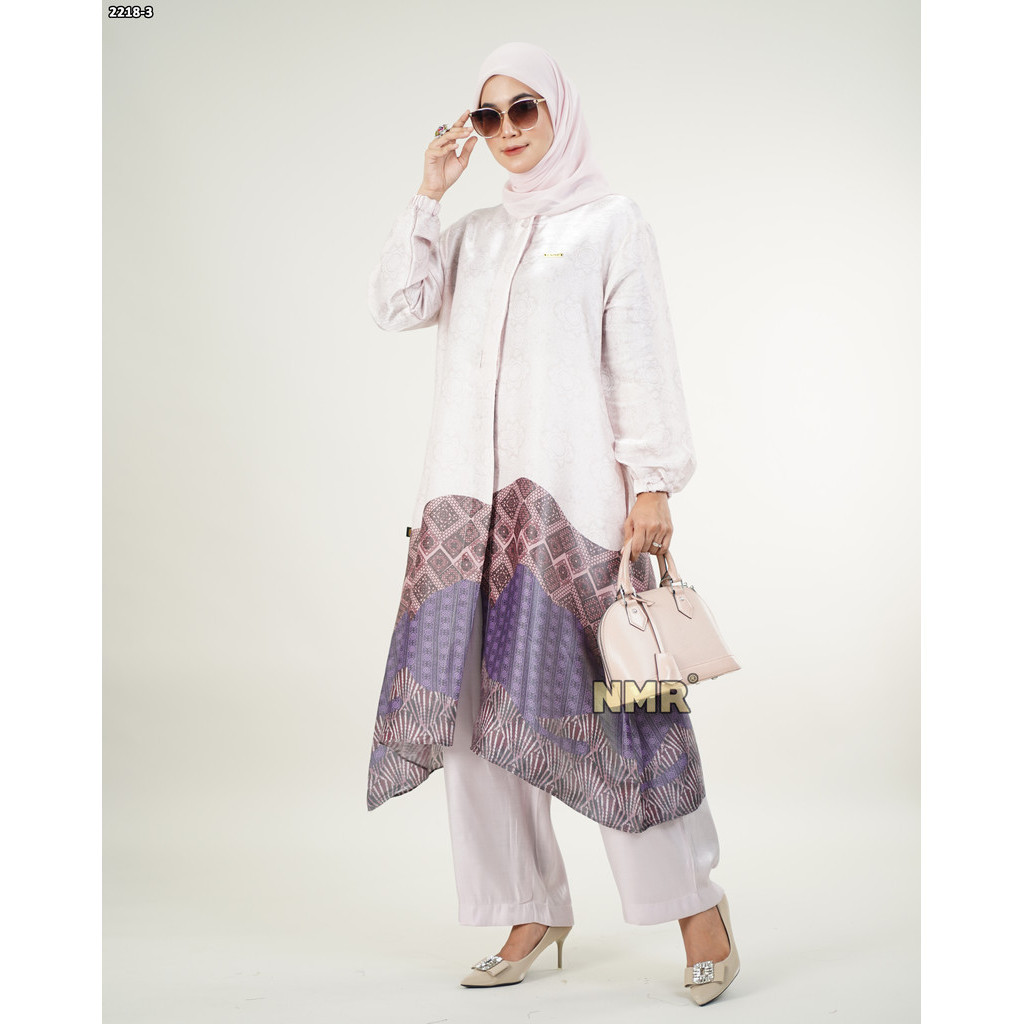 NMR Setelan Kulot Tunik Katun Shimer Vol 2218-3