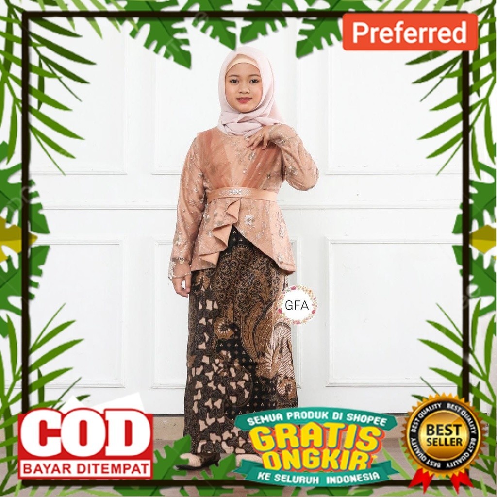 Kebaya Wisuda Couple Modern Kebaya Madina Set Tunik Lamaran Tunangan Batik Baju Couple Keluarga Kond