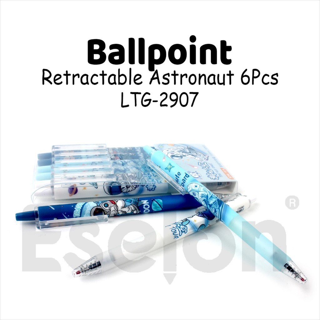 

[MaxMart] 6 pcs Pulpen CeteK LTG-2907/ Pulpen Fancy Cetek