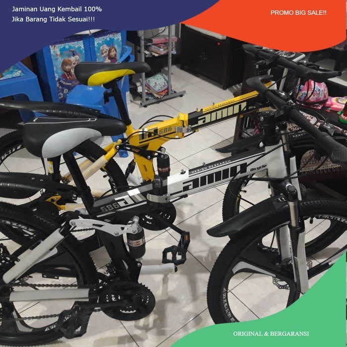 PROMO FLASH SALE sepeda lipat MTB kaimarte/landrover/AMIN