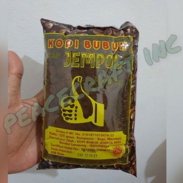 

KOPI BUBUK CAP JEMPOL KOFFIE [Produksi KOPI BUBUK JEMPOL MAS] BANDAR LAMPUNG 225 Gram