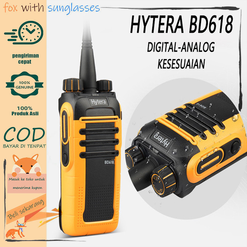 HYTERA D618 Walkie Talkie Radio Komunikasi Walkie Talkie Komunikasi Radio Outdoor Komunikasi Mobil A
