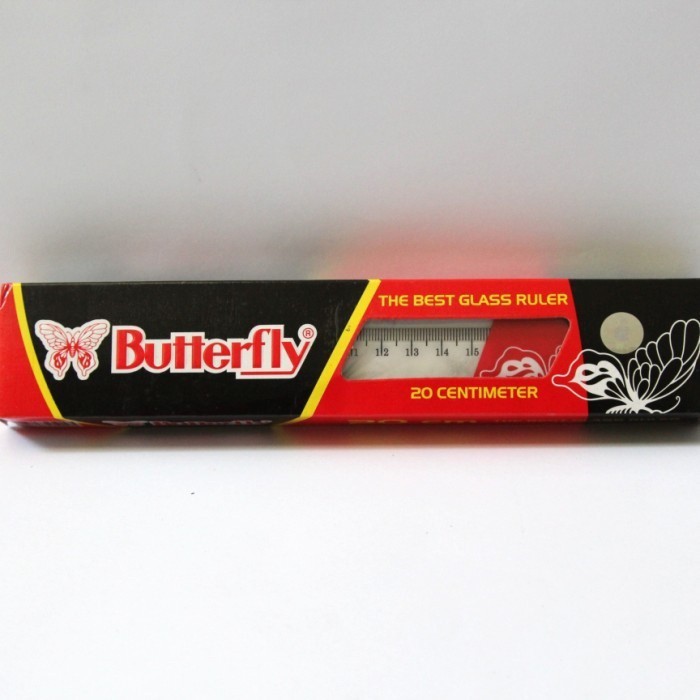 

Penggaris Butterfly 20 cm (Lusin)