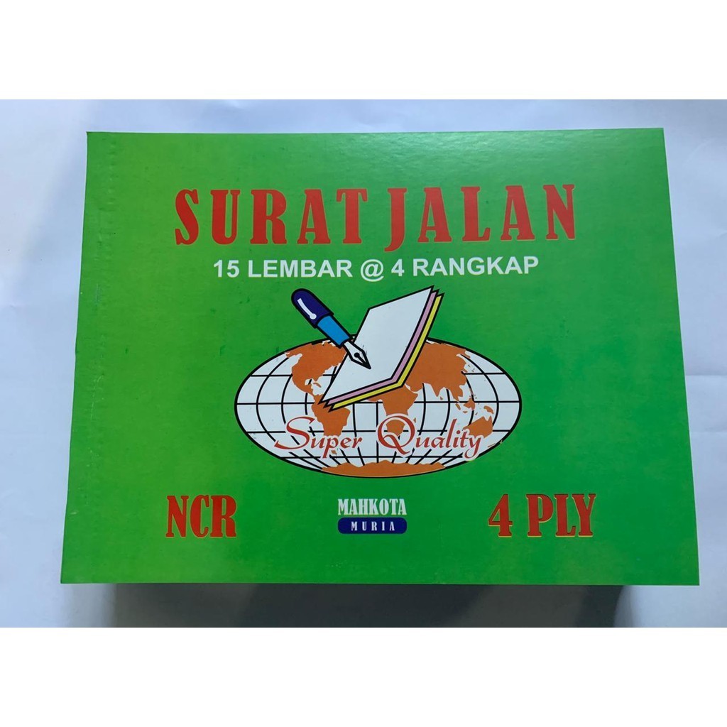

SURAT JALAN RANGKAP 4, UKURAN BESAR, SURAT JALAN 4 PLY