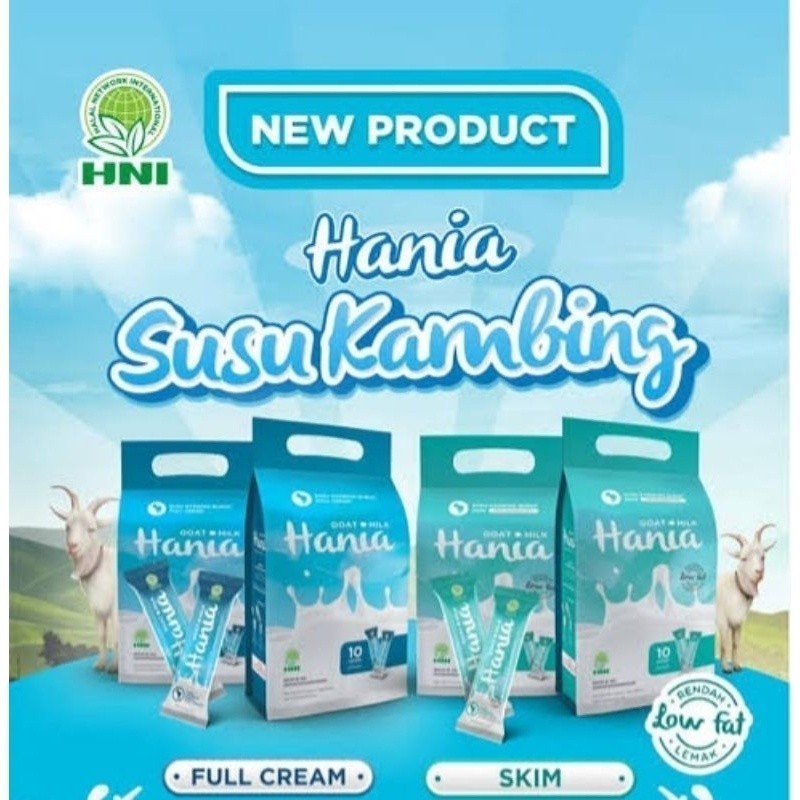 

Hania Susu Kambing Etawa Bubuk Premium 10 sachet