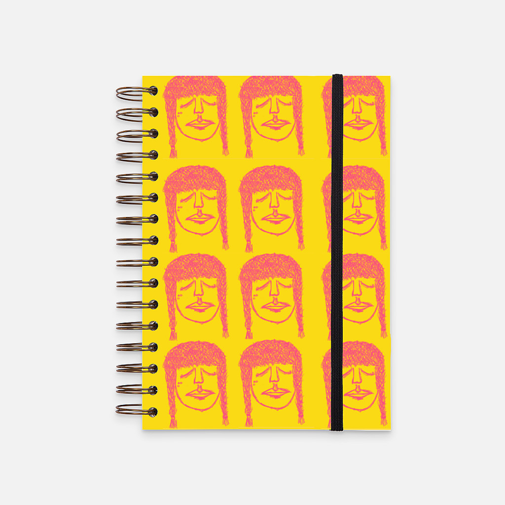 

Hard Cover Notebook Amber Girl
