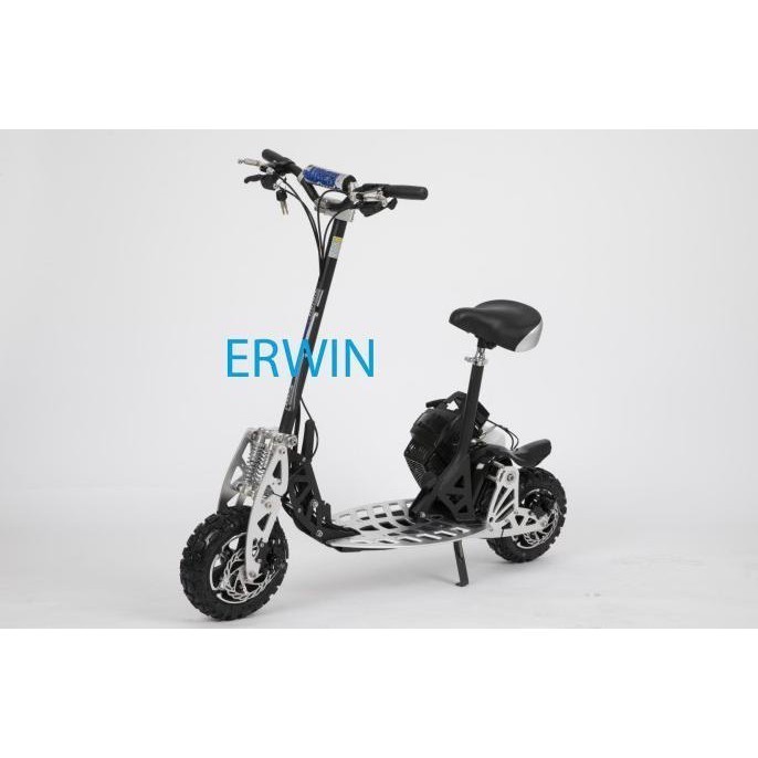 promo diskon spesail UberScoot 2 Speed 70CC Gas Scooter / 70CC skuter bensin - Hitam
