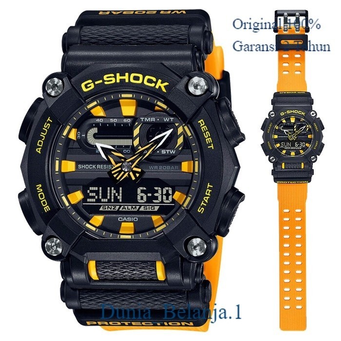Original 100% Casio G-SHOCK GA-900A-1A9DR Jam Tangan Pria GSHOCK GA900 GA-900A-1A9 Garansi Resmi 2 T