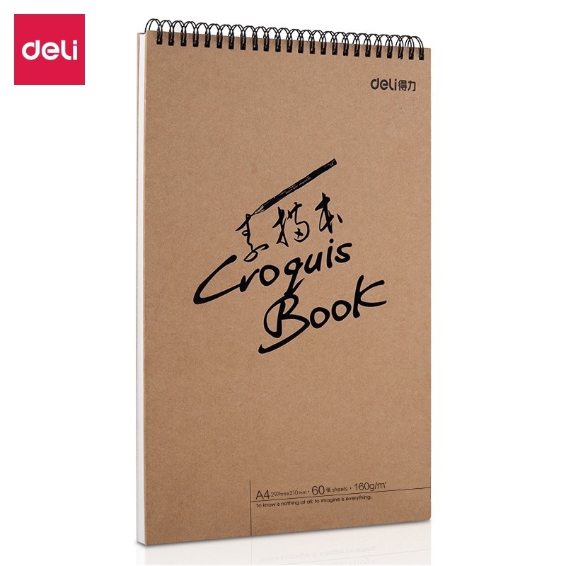 

Deli Sketch Book Buku Sketsa A4 60 Lembar - 73634