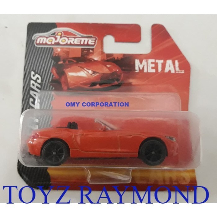 Majorette BMW Z4 Roadster orange oranye open roof terbuka