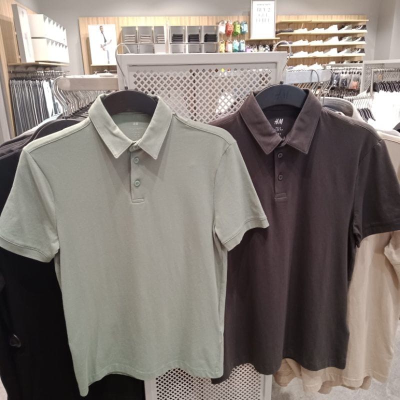 JK67UY KAOS POLO TSHIRT  BAJU KERAH  HNM PRIA WANITA UNISEX POLOS