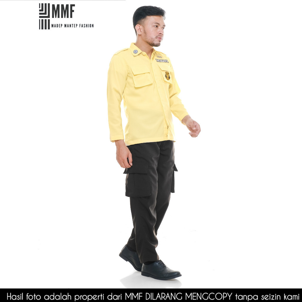 Seragam Security Satpam pdl cream Terbaru 2024 Krem Terbaru Seragam PDL Satpam Krem Terbaru - SERAGA