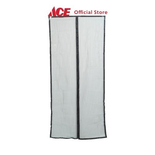 Tirai Pintu Magnet Anti Nyamuk 100X220 cm - Hitam Kelambu Pintu Kasa Nyamuk Gorden Anti Serangga