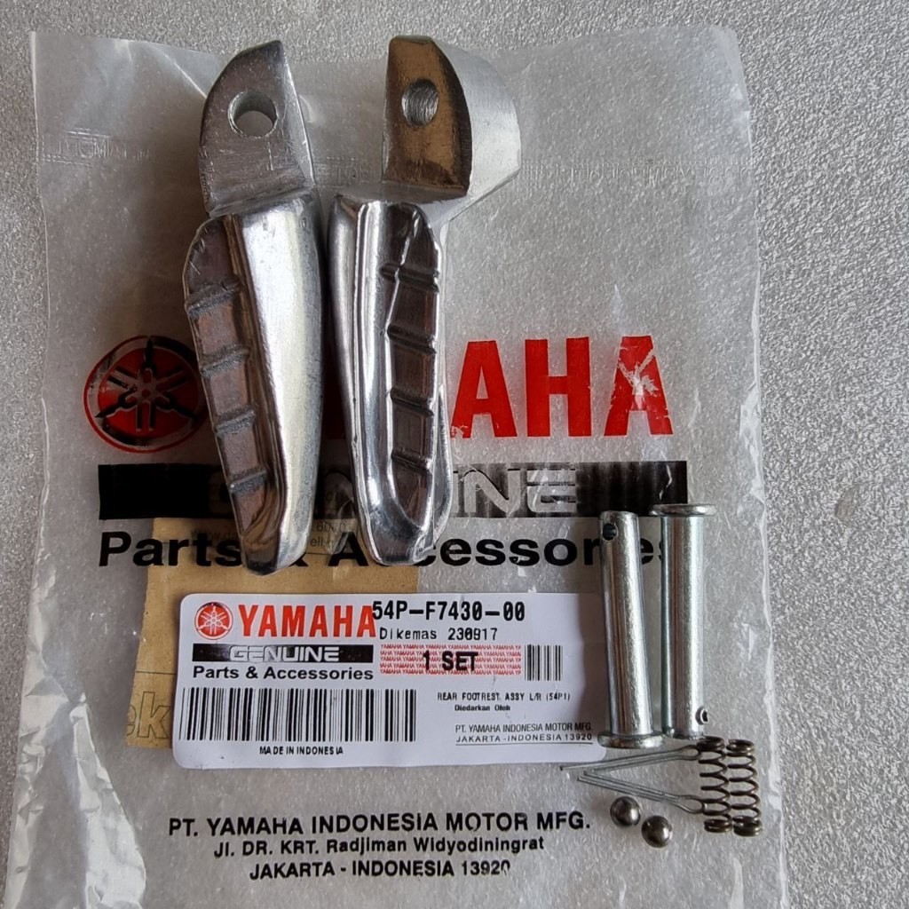 Besi Footstep Pijakan Kaki Belakang 1Set 2Pcs 54P Mio J, Mio GT, Mio Soul, Soul GT Ori Yamaha HK