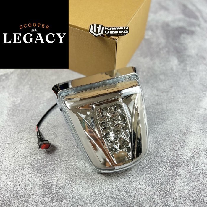 Stoplamp Lampu Belakang Model Zelioni Clear Vespa Sprint Primavera