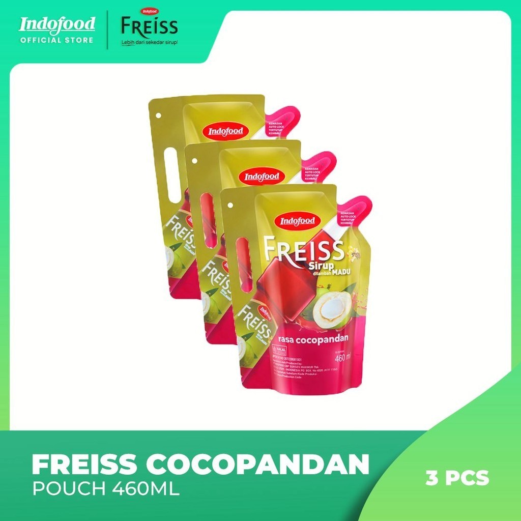

3 PCS - Freiss Cocopandan Pouch 460 mL