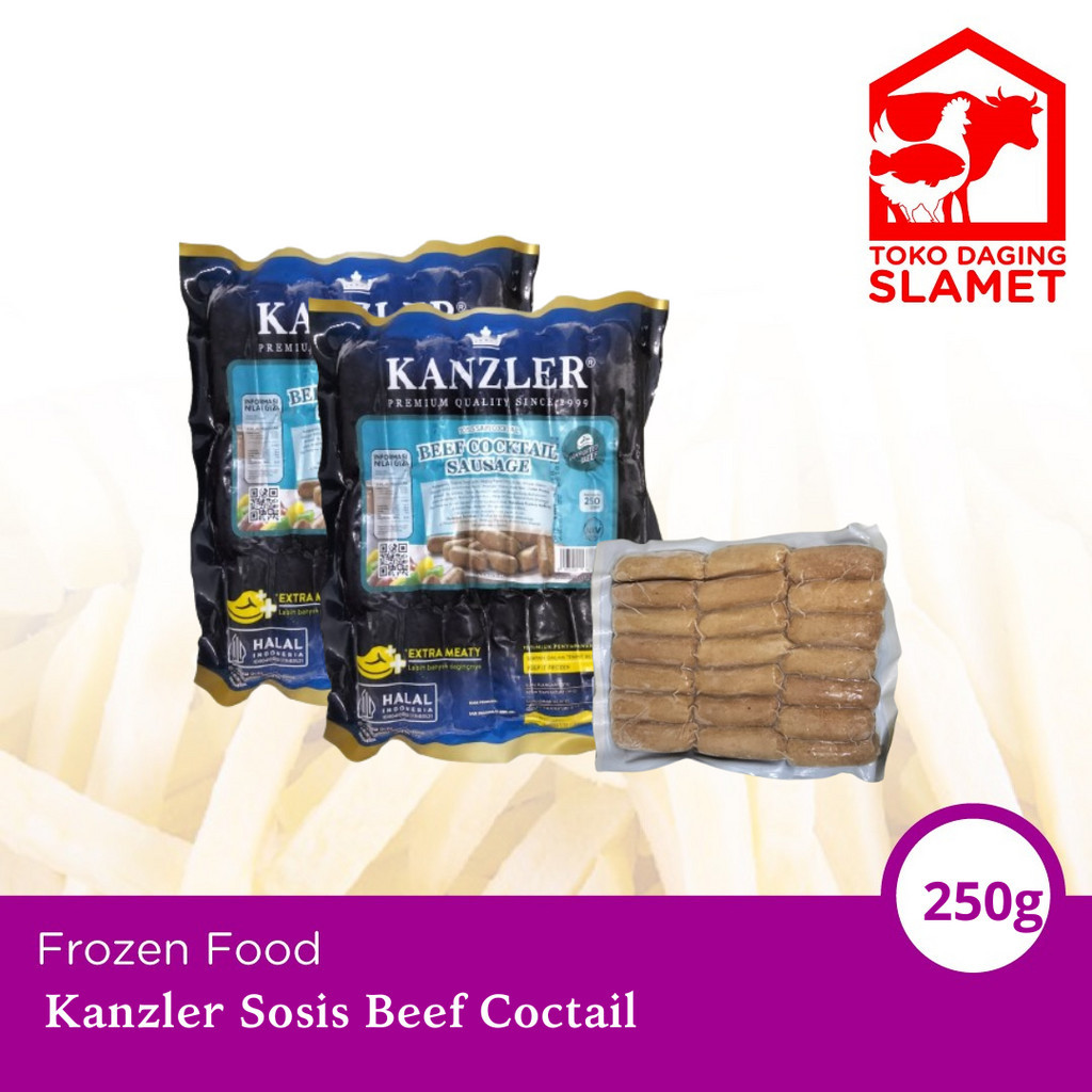 

Kanzler Sosis Beef Cocktail 250g