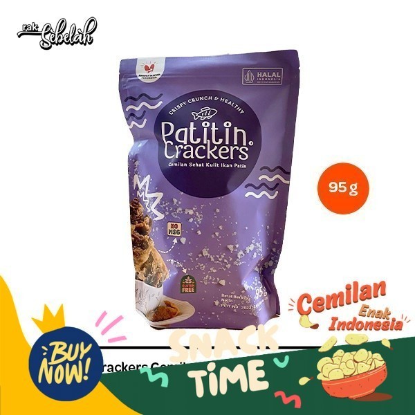 

Special Diskon Patitin Crackers Keripik Kulit Ikan Patin 95gr - Cemilan Sehat No MSG