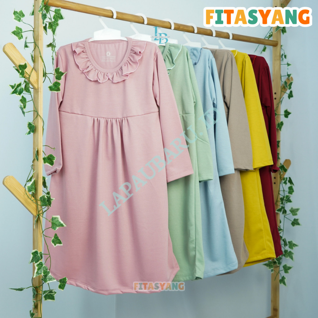 LAPAUBARU.ID GAMIS ANAK 2-8 TAHUN - MOTIF POLOS