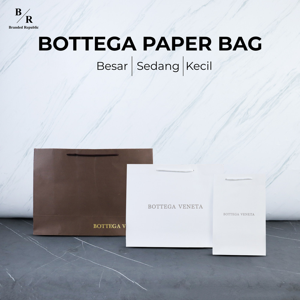 

[BRANDED REPUBLIC 2] PAPER BAG / SHOPPING BAG BOTTEGA VENETA