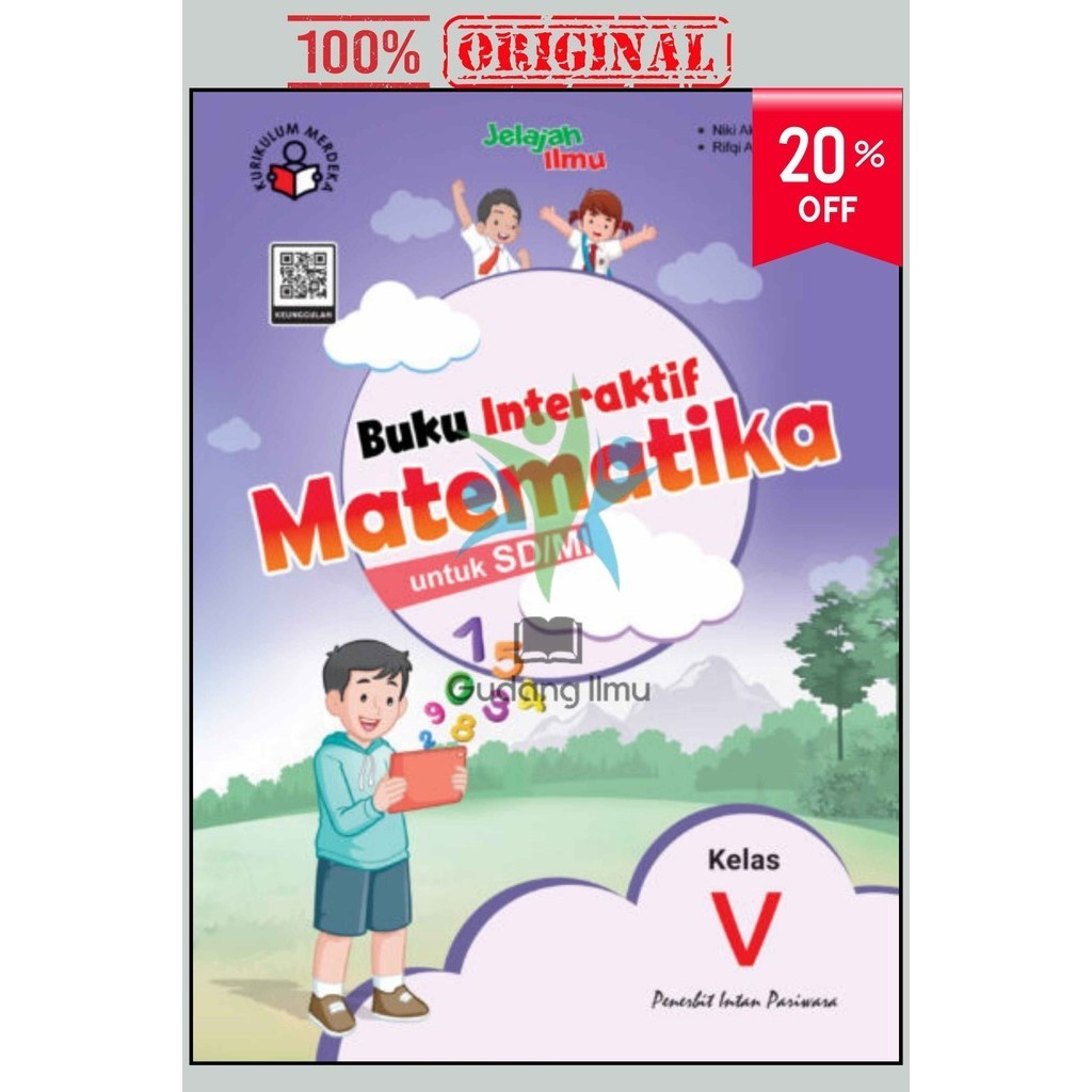 Buku Interaktif Matematika SD/MI Kelas 5 Semester 1&2 Kurikulum Merdeka Intan pariwara Tahun 2024 Te