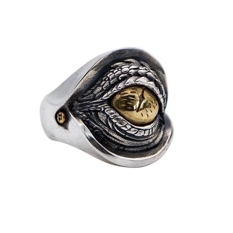 Dragon Eye Ring Men and Women European and American Silver 925