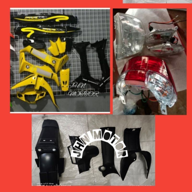 ( BISA COD ) Full set body fiz r atau vega lama merah hitam biru kuning MURAH BERKUALITAS