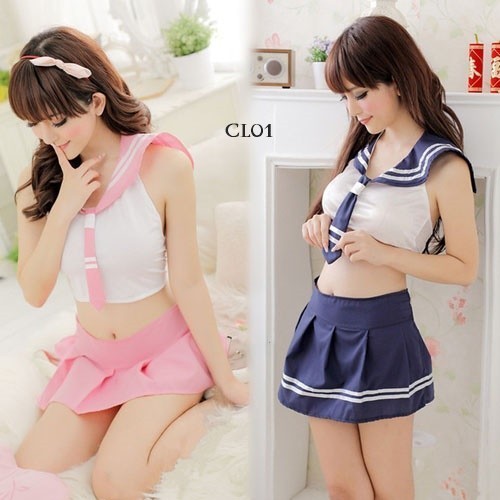 Lingerie Costume Costume Seragam Baju Sekolah / Lingerie Anime Student Cl01