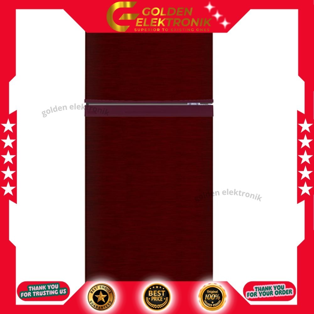 Kulkas Sharp SJ-195MD-SR/SG SJ 195 MD-SR/SG SJ 195MD SJ 195 MD 2 PINTU 172 Liter