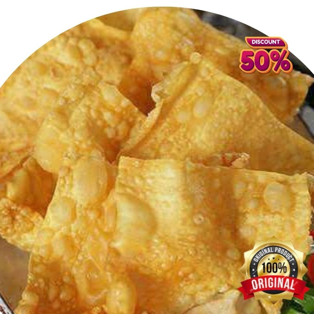 

Keripik Pangsitpedaskiloanbawang daun jeruk 1kg