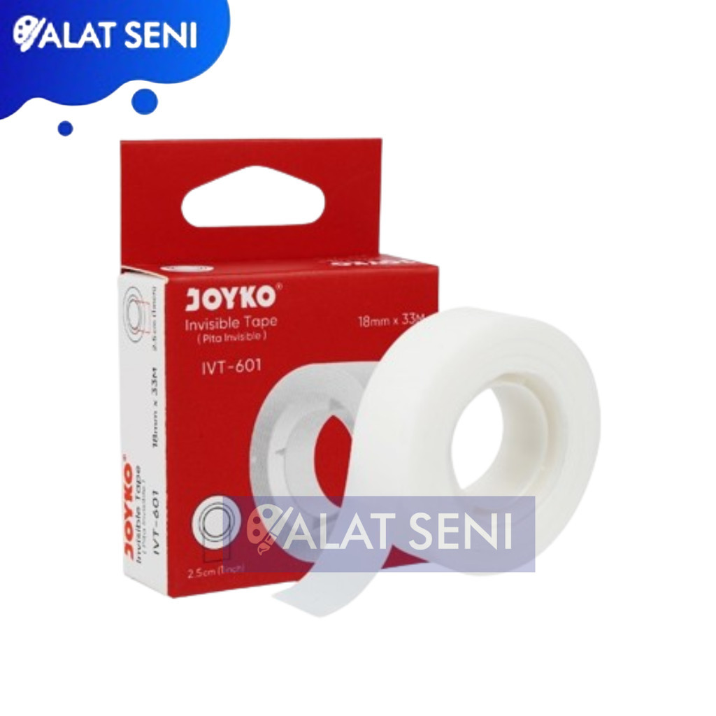 

PITA PEREKAT JOYKO INVISIBLE TAPE 18MM X 33M | SELOTIP KADO