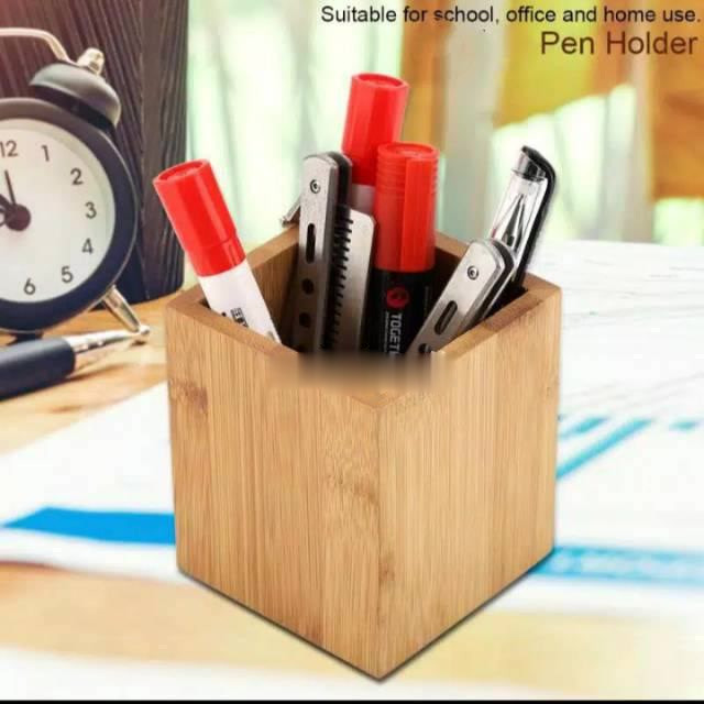 

holder pen. tempat pensil kayu. tempat gunting. tempat sisir.