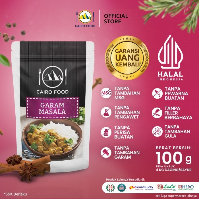 

NEW Bumbu Garam Masala Cairo Food - 100 gram