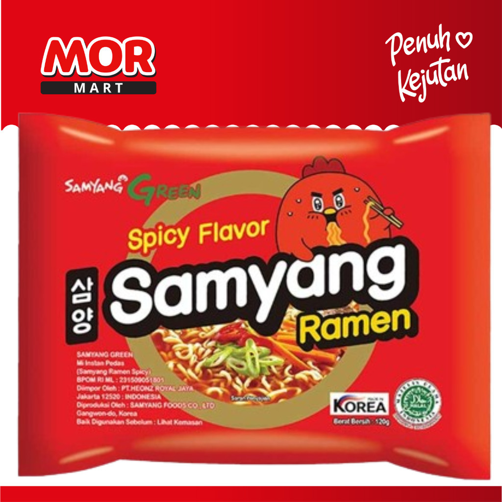 

SAMYANG Spicy Ramen Mie Instant Kuah 120g