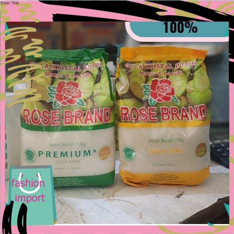 

ORIGula Rose Brand kuning / hijau 1kg